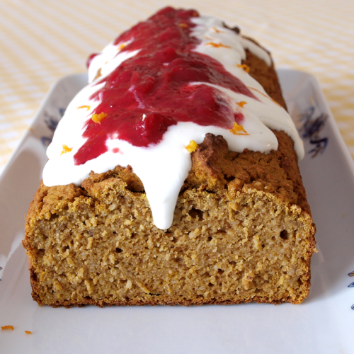 Best Pumpkin Bread Loaf Cranberry Sauce and Frosting