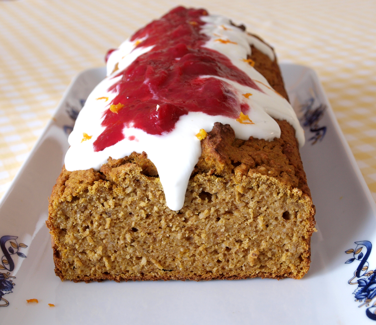 Best Pumpkin Bread Loaf Cranberry Sauce and Frosting